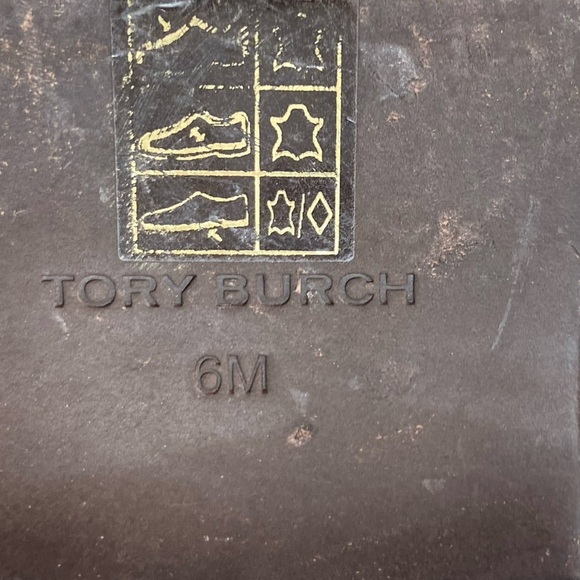 TORY BURCH THE RIDING BOOT LEATHER RICH BROWN - Picture 15 of 16